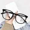 Nuevas Gafas Planas Anti Luz Azul Marco Transparente Degradado Celebridad de Internet Fotografía Callejera Ultraligeras para Hombres y Mujeres Gafas Planas Retro Literarias