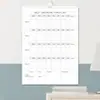 Calendario de pared de plan semanal Auto-rellenable en pared buenos hábitos para formar un plan de 21 días este reloj de fichar de autodisciplina horario del mes de trabajo
