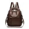 Mochila Feminina Estilo Novo Primavera 2026 Versátil Grande Capacidade Couro Macio Mochila Escolar para Estudantes Mochila para Viagem ao Ar Livre Bolsa Feminina