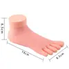 Modelo de Mano de Práctica para Uñas, los Dedos se Pueden Doblar y Mover, se Puede Posicionar e Insertar con Uñas Postizas, Realista y Flexible