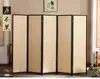 Nueva Pantalla Tejida de Bambú Chino Divisor de Sala de Estar Dormitorio Pantalla Plegable Móvil Pantalla de Pared Divisoria Plegable Simple Moderna