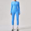 Ropa de Fitness Enteriza Europea y Americana Transfronteriza Ropa Deportiva para Correr Ropa Larga para Entrenamiento de Pilates Yoga Americano Ropa Enteriza de Manga Larga
