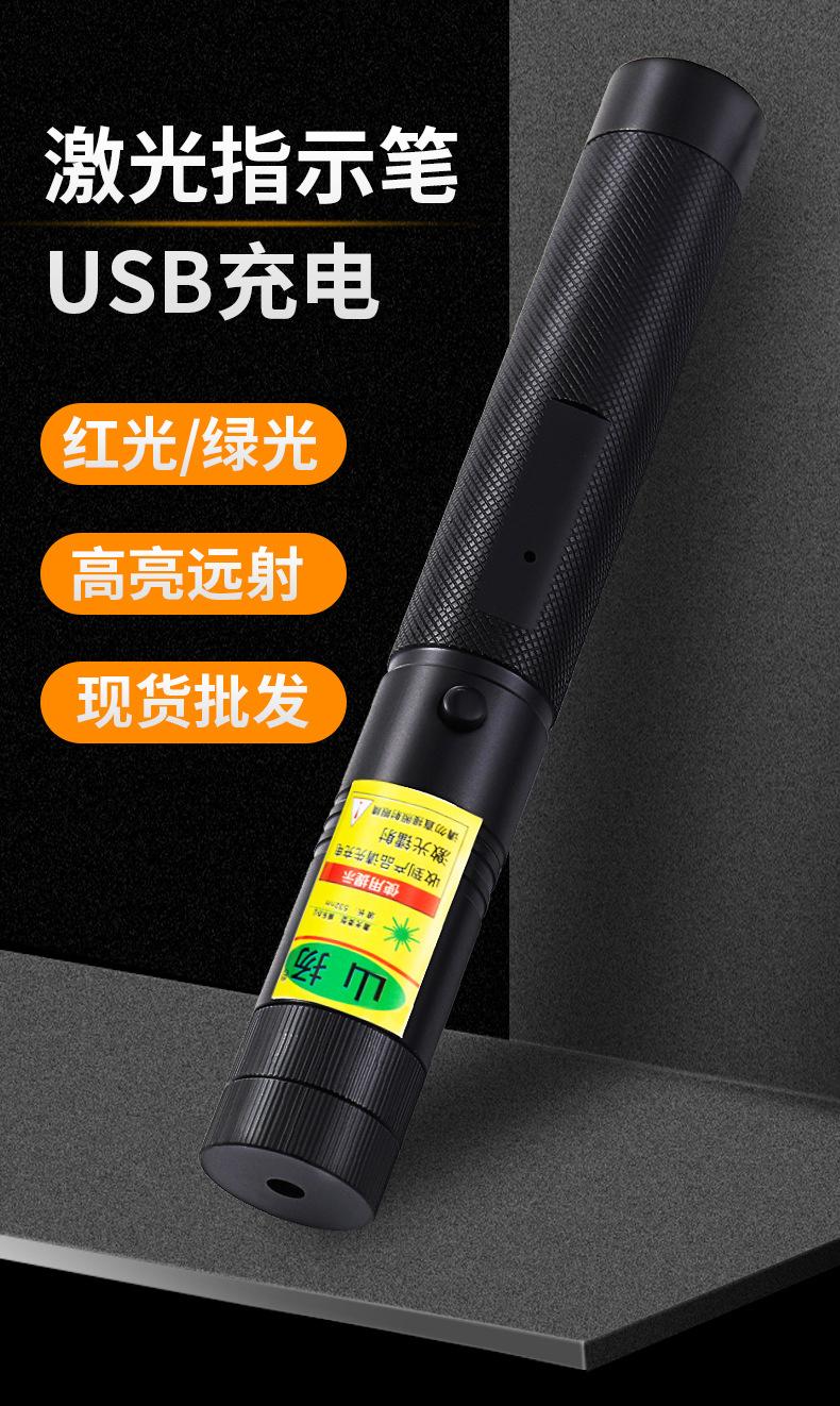USB充电303激光手电