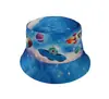 Sombrero de Pescador para Niños Verano Nuevo Sombrero de Sol Estampado de Dibujos Animados Sombrero de Excavador Sombrero de Sol para Bebé Venta al por Mayor T494