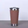 Taza Portátil para Bebidas y Cerveza Transfronteriza con Abrebotellas, Taza para Coche Resistente a Roturas, Taza Termo de Acero Inoxidable al Vacío de Doble Capa