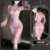 Jinxiao Lingerie Sexy Renda Roxo Vestido Puro Desejo Pijama Cheongsam Conjunto Sexy Recorte Transparente Qqny Feminino