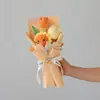 La Cumpleañera le Da a su Novia un Regalo para el Día de San Valentín 2026, Ramo Tejido, Hilo Tejido a Mano, Temporada de Graduación
