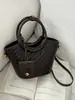 Bolso pequeño vintage de alta gama para mujer, nuevo bolso cruzado versátil de moda 2026, bolso de mano exquisito y súper popular, bolso tipo cubo
