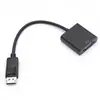 Convertidor de DP a VGA Cable adaptador de video HD DP macho a VGA hembra 1080p los fabricantes pueden procesar personalizados