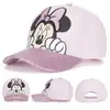 Gorra de Béisbol Minnie para Niños, Gorra Linda de Dibujos Animados Europeos y Americanos de Mickey Mouse, Sombrero con Visera y Lazo para Niños