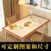 Tapete de Mesa em Couro PU com Logo Impresso Personalizado Publicidade Produtos Culturais e Criativos Mouse Pad de Mesa de Escritório Vidro Macio de PVC