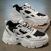 Zapatos de Hombre Otoño Nuevo Zapatos de Malla Transpirable Zapatos de Hombre Modernos Versátiles con Suela Gruesa para Aumentar la Altura Deportivos Casuales Zapatos de Papá para Hombre