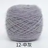 0.15kg Hilo de Terciopelo de Ardilla de Grosor Medio para Tejer Sombrero Hilo para Ramo de Flores Manta Rosa Hilo Worsted para Tejer a Mano