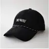 Boné de Baseball com Bordado de Letras em Corduroy e Corda Unissex Moda de Nicho Tendência Versátil Casual Boné Bico de Pato