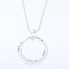 Explosiones de joyería europea y americana transfronteriza collar de aleación de alta gama retro simple para damas colgante ins cadena larga cadena para suéter