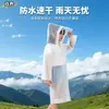 Impermeable de Eva No Desechable para Adultos con Ala Ampliada para Viajes al Aire Libre, Poncho de Lluvia Conveniente de una Pieza Engrosado, a Prueba de Tormentas