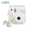 Adecuado para Polaroid Mini13/12/11/9 Bolsa Transparente para Cámara, Bolsa Brillante de Estrellas para Almacenamiento de Cámara Digital Mini