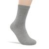 Calcetines Grues de Algodón de Color Puro de 200 Agujas para Hombre, Calcetines de Media Caña de Otoño e Invierno para Hombre, Calcetines de Algodón Casual de Negocios, Versátiles y Absorbentes del Sudor