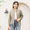 Camisa Manga Longa Feminina Yun Yun, Camisa Feminina, Novo Top Feminino Primavera e Outono, Camisa Básica Vintage, Camisa de Designer