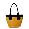 Bolsa de Lona Grande para Mujer 2025 Nueva Transfronteriza Casual Estudiante Universitaria para Ir a Clase Bolso de Hombro Cruzado Individual