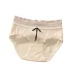 Calcinhas Femininas Jacquard Francês 100% Algodão Cintura Média, Antibacterianas 10A, Gancho Estendido, Roupa Íntima Feminina, Algodão para Bebê Classe A