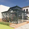 Solário de terraço, solário de vidro, solário de jardim externo, solário de alumínio com corte térmico, solário de alumínio com proteção solar, arte em alumínio