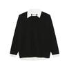 MTLCLOTHES ropa de hombre invierno nuevo diseño coreano de solapa de dos piezas falsas a juego de colores solapa suéter suave ceroso