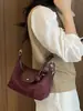 Bolso pequeño para mujer, bolso simple para el hombro, nuevo bolso de ante vintage tipo albóndiga, bolso cuadrado pequeño versátil para hombro y cruzado casual