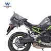 Coche musculoso Wolf adecuado para Kawasaki Z900 bolsa lateral bolsa lateral se puede instalar casco medio casco casco integral con cerradura marco de liberación rápida modificación