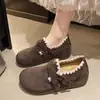 Nuevos Zapatos Birkenstock Retro Primavera y Otoño 2025 para Mujer, Zapatos Casuales Feos Estilo Japonés con Suela Suave, Mocasines Planos de Una Sola Pierna