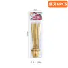 Set de cubiertos de acero inoxidable estilo portugués transfronterizo, 6 piezas, incluyendo cuchillos para bistec, tenedores y cucharas, en una bolsa de PVC