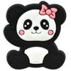 Patch Macio de PVC de Panda Fofo Transfronteiriço Acessórios de Joias Planas de Desenho Animado Grampo de Cabelo de Crianças Faixa de Cabelo Acessórios DIY