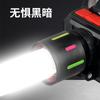 Linterna Frontal de Luz Fuerte Transfronteriza, Láser Blanco, Recargable, Duración de Batería Ultralarga, Zoomable, Iluminación de Montaje en Cabeza para Pesca Nocturna, Recargable