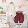 Ropa de Verano para Niños 2025 Nuevo Verano Delgado Casual Deportivo Manga Corta Conjunto de Dos Piezas para Niños y Niñas Ropa Casual para Bebé