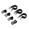 Fabricante de Braçadeira de Tubo Único Q686F4 Braçadeira de Tubo Único Padrão Automotivo Tipo R Braçadeira de Tubo Galvanizada Braçadeira de Tubo Único Revestida com Plástico Braçadeira de Tubo Único
