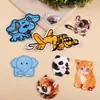 Parches Bordados al por Mayor en Stock Panda de Dibujos Animados, Elefante, Cachorro Parches para Decoración y Reparación de Ropa