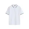 Camisa Polo Solona de Toque Frío Secado Rápido 210g Bloque de Color Rayas Cuello Manga Corta para Hombre, Transpirable Ropa de Trabajo Personalizada