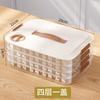 Caja de Almacenamiento para Dumplings para Refrigerador, Caja Especial para Conservar la Frescura para Congelar Fideos y Wontons, Artefacto de Organización de Cocina de Grado Alimenticio