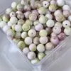 Atacado Contas de Porcelana 10mm Contas Lampwork Padrão Dragão Contas Redondas Vidro Contas Soltas Materiais para Pulseira Colar Artesanal DIY