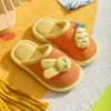 Pantuflas de Algodón JQ Jing Qi para Niños Niñas Invierno Interior Hogar Zapatos Conejo Antideslizante Bebé Niños Bebé Pantuflas