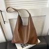 Bolso Tote Casual de Gran Capacidad 2024 Invierno Nuevo Estilo Coreano Ropa de Trabajo Moda Simple Casual Bolso de Hombro para Mujer