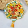 Ímã de Geladeira Rotativo de Três Camadas de Metal Atrações Turísticas da Cidade Presentes Culturais e Criativos Xiamen Chongqing Lembranças Tridimensionais Criativas