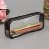 Estuche Transparente de PVC para Lápices al por Mayor para Fabricantes Bolsa de Almacenamiento de Escritorio Bolsa con Cremallera Bolsa Cosmética Portátil Impermeable Se Puede Imprimir con Logo