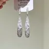 Pendientes de Borla de Flor con Pedrería para Mujer, Estilo Europeo y Americano, Artesanía Pesada, Únicos y Exagerados, Pendientes de Alta Gama, Accesorios Largos de Borla para Oreja