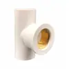 Accesorios de tubería de suministro de agua de PVC alambre interior en cobre t de tres vías diente de cobre interior diente interior t de tres vías accesorios de suministro de agua superior cobre alambre interior rosca interior