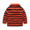 Camiseta de manga larga para niños 2024 estilo coreano polo bordado a rayas para niños top con solapa para bebé descuento de inventario