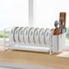 Estante de almacenamiento de platos de una sola capa sin instalación, gabinete para fregadero, escurridor doméstico, escurridor de platos de cocina, estante de almacenamiento pequeño