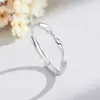 Anillos de Mariposa en Stock de Fábrica Plata Pura 999 Anillos de Pareja Ajustables Anillos de Moda Versátiles para Mujer Venta al por Mayor