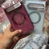 Aplicable a Funda de Teléfono con Soporte Giratorio 360 para Huawei Pura X View con Efecto de Onda de Agua, Funda Protectora Avanzada a Prueba de Caídas con Sensación de Piel