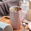 Taza Nórdica ins Simple Diamante Taza Creativa para Pareja Taza de Cerámica Personalizada para Negocios Oficina Taza para Café Agua LOGO